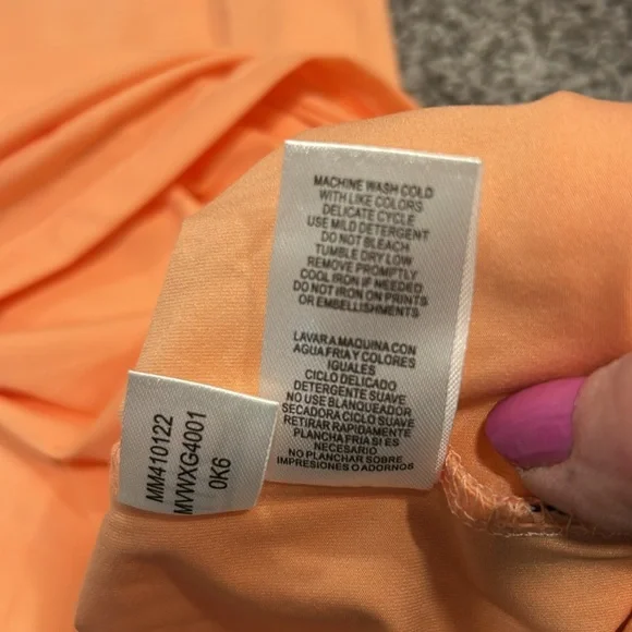 Margaritaville Peach Long Sleeve Shirt XXL - Picture 5 of 5